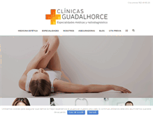 Tablet Screenshot of clinicasguadalhorce.com